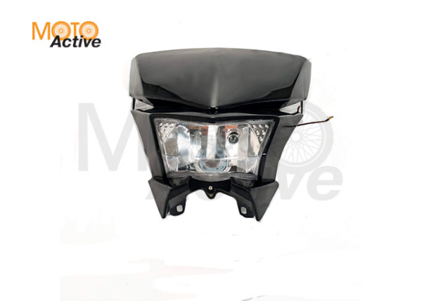Фара с обтекателем для питбайка (тип TTR125/TTR250) черная