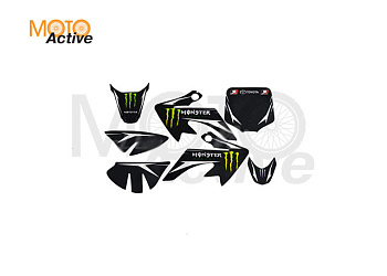 Наклейки на пластик (комплект) CRF50 "MONSTER" 51102