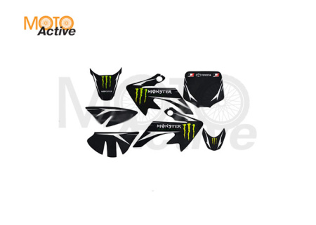 Наклейки на пластик (комплект) CRF50 "MONSTER" 51102
