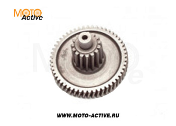 Вал редуктора промежуточный с шестерней 4T 139QMB 50сс