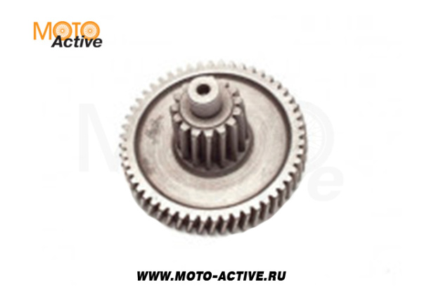 Вал редуктора промежуточный с шестерней 4T 139QMB 50сс