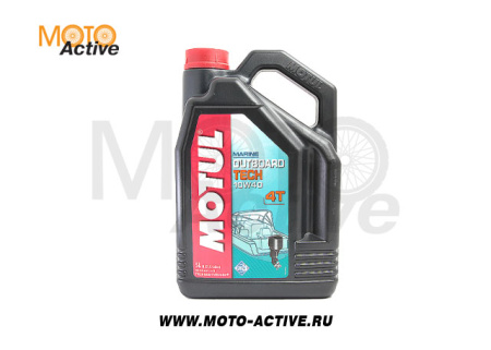 Моторное масло MOTUL Outboard Tech 4T 10w40 - 5л