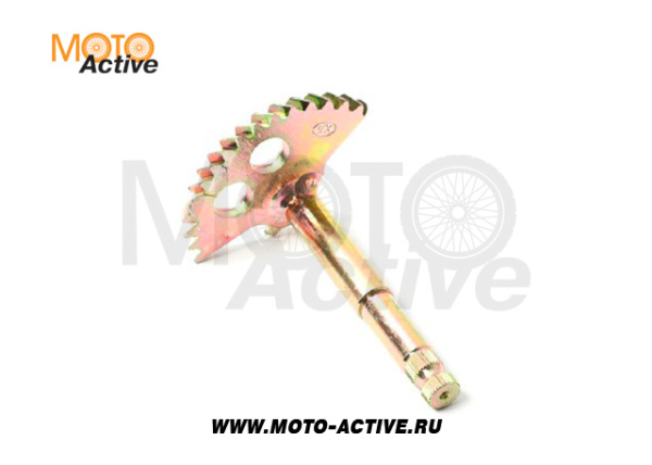 Зубчатый сектор кикстартера 4T 152QMI, 157QMJ 125-150cc (стандартн. 130mm) в сборе