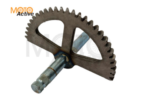 Сектор заводной (полумесяц) Suzuki AD50"STEEL MARK"