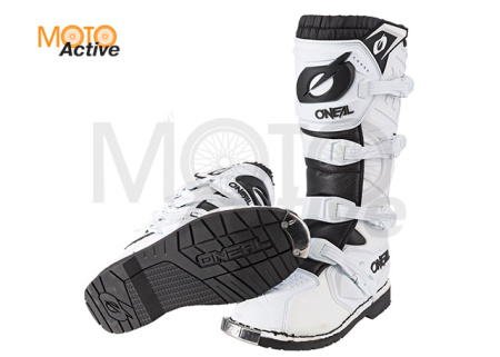 Мотоботы кроссовые O'NEAL RIDER PRO (белые)