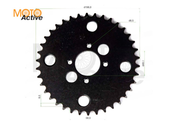 Венец, звезда ведомая 530-32-6 ATV ALL ROAD/ADVENTURE, 4х55х38