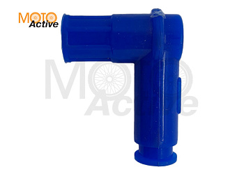 Колпачок свечной, силикон синий