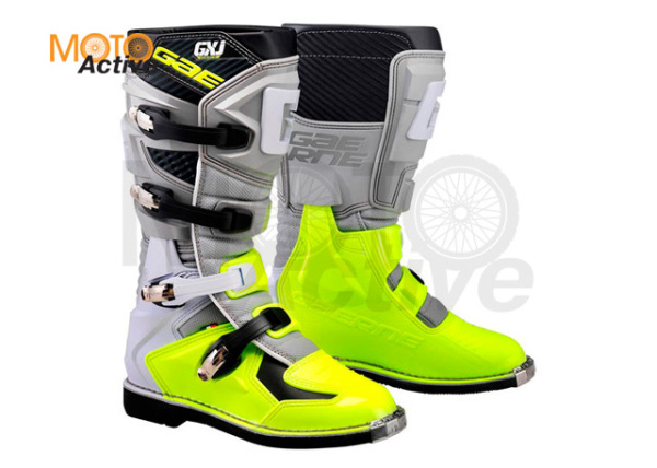 Детские мотоботы Gaerne GXJ неоново-желтые