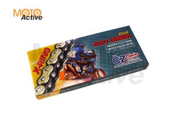Цепь привода CZ Chains 520 ORMX Gold - 108(Active-Ring)