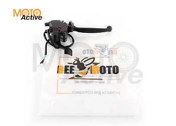 Курок газа с ручкой тормоза ATV 110/125 (для тросового привода барабанных тормозов) "BEEZMOTO" mod:2