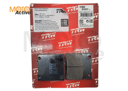 Тормозные колодки TRW MCB531