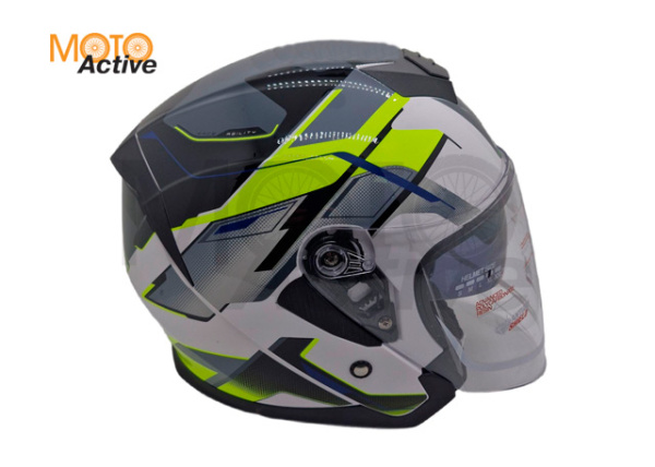 Шлем AiM JK526 Yellow/Grey/White