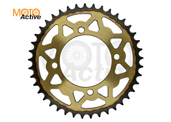 Звезда ведомая 428H-41 сталь, закаленные зубья PIT BIKE 125-190 4x92x76