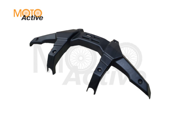 Облицовка передняя центральная (бампера), цвет черный РР