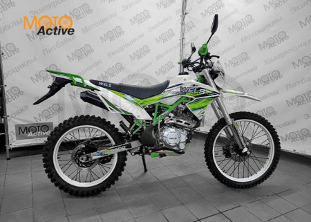 Кроссовый мотоцикл WELS MX250RL (Зеленый)