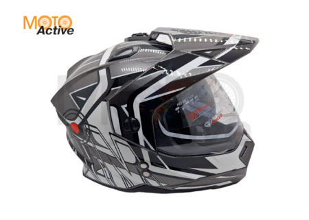 Шлем AiM JK802S Black/Grey/White