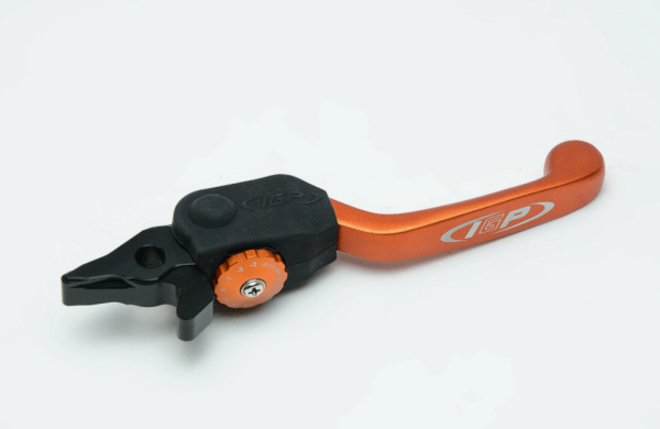 Рычаг тормоза Питбайки, Avantis, GR регулируемый, складной 360град. IGP CNC (Оранжевый)