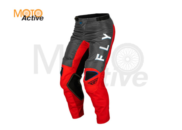 Брюки для мотокросса FLY RACING KINETIC KORE, красные/серые