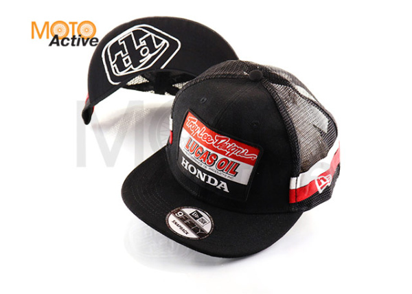 Бейсболка "HND" (снепбек, сетка, черная)