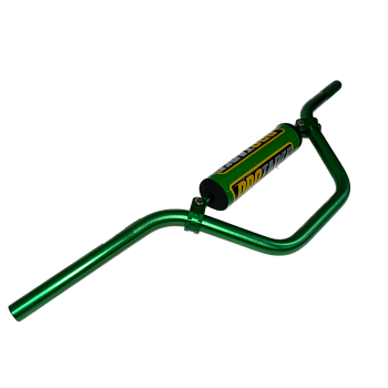 Руль PRO-TAPER алюминевый с перемычкой высокий зеленый