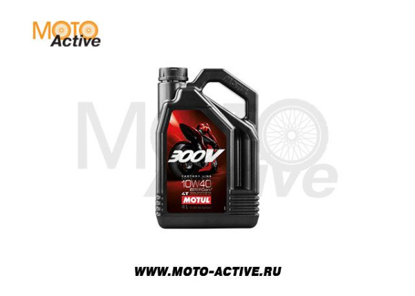 Моторное масло MOTUL 300V 4T FL Road Racing SAE 10W-40 - 4л