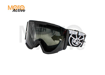 Очки защитные кроссовые KIOSHI OFF ROAD двойные линзы Черный