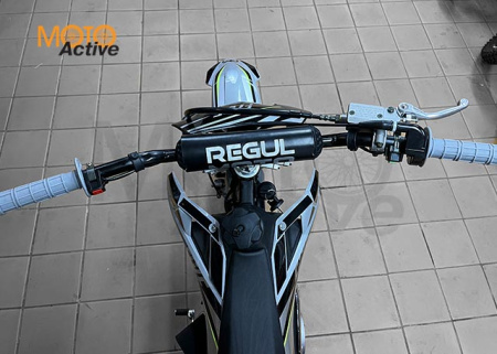 Питбайк Regulmoto FIVE EA 17/14 (полуавтомат КПП) серый-черный