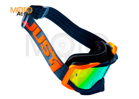 Очки для мотокросса JUST1 IRIS 2.0 (оранжевый/серый)