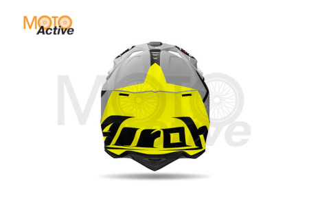 Кроссовый шлем Airoh Wraaap RELOADED Yellow Matt