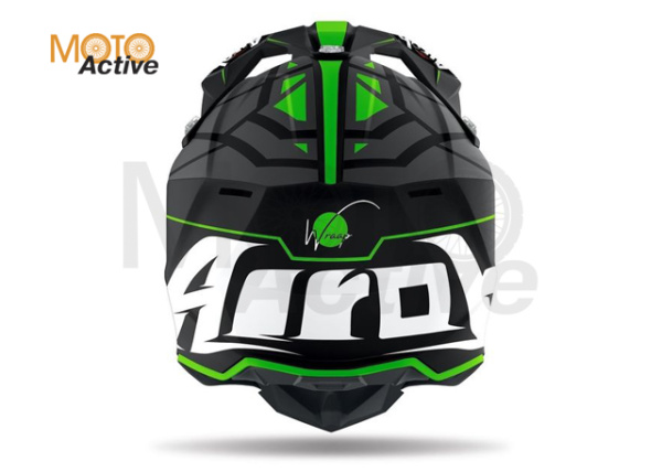 Кроссовый шлем Airoh Wraap Mood Green Matt