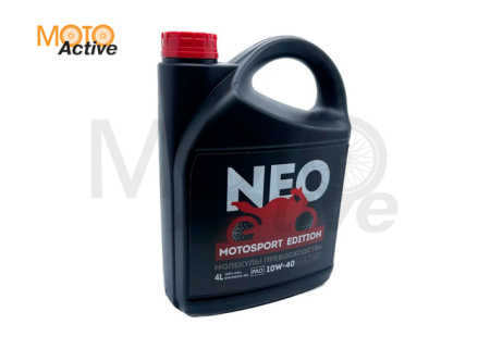 Моторное масло NEO MOTO 4T 10W-40 (JASO MA-2) 4 л.
