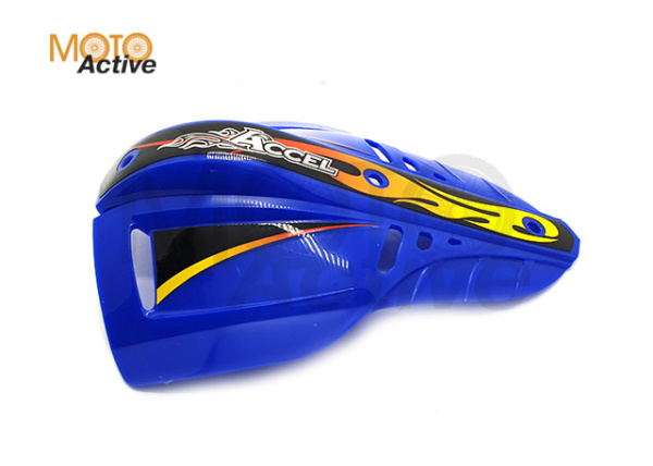 Защита рук с пластиковыми щитками ACCEL HGS-01 ACCEL 22.2 мм (синяя)