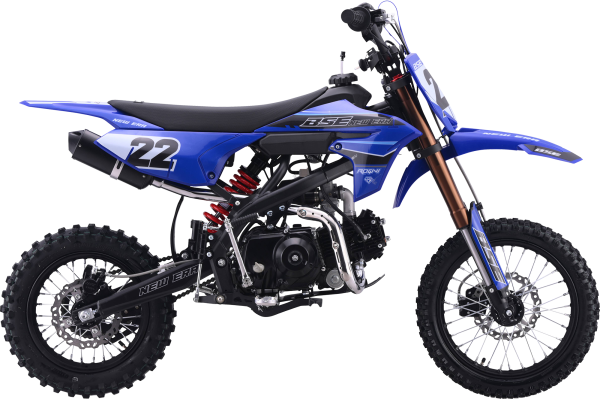 Питбайк BSE NEW ERA 110e 14/12 Blue Reed (Полуавтоматическая КПП) semi auto
