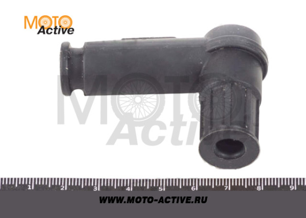 Свечной колпачок для питбайка, силикон - черный