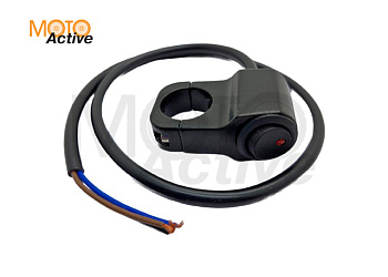 Переключатель ON/OFF с индикатором подсветки CNC, крепление на руль 22 мм, IP67