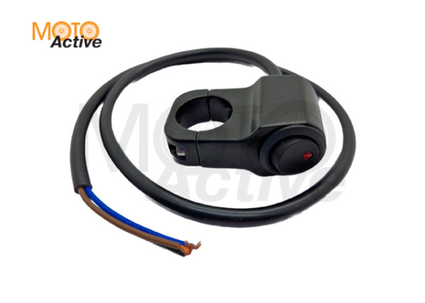 Переключатель ON/OFF с индикатором подсветки CNC, крепление на руль 22 мм, IP67