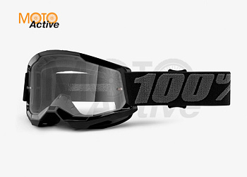 Очки 100% Strata 2 Youth Goggle Black / Clear Lens
