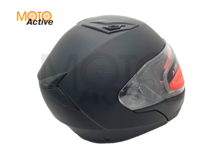 Шлем снегоходный ZOX Condor, стекло с электроподогревом, черный матовый