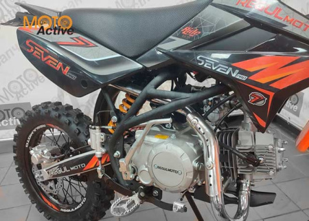 Питбайк Regulmoto SEVEN PRO 17/14 (серый-оранжевый)