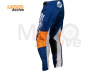Брюки для мотокросса FLY RACING KINETIC KHAOS (детские), белые/темно-синие/оранжевые
