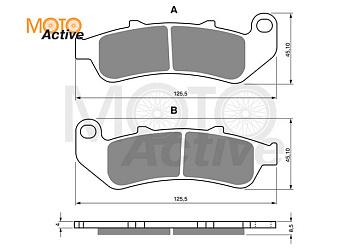 Тормозные колодки GOLD FREN Sintered S3 055