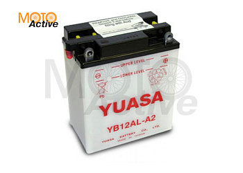 Мотоциклетная аккумуляторная батарея Yuasa YuMicron YB12AL-A2(CP), 12 Ач