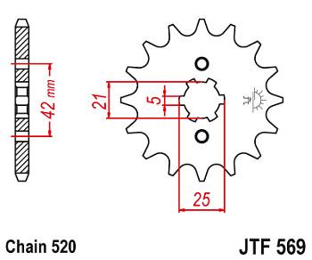 Звезда ведущая JTF569.16