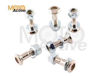 Болты задней звезды с гайками (компл. 6 шт) SM-PARTS M8 x 30mm