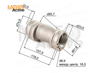 Крепление оси задних колес ATV WILD TRACK