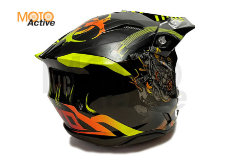 Кроссовый шлем Airoh Twist 3 Toxic Gloss