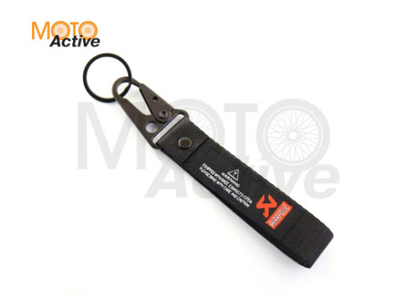 Брелок тряпичный "Akrapovic" (черный)