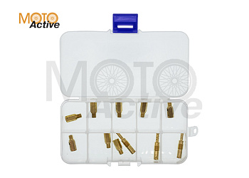 Набор жиклеров NIBBI PWK, Keihin (7 главных и 3 х/х)100-115 (30-35)