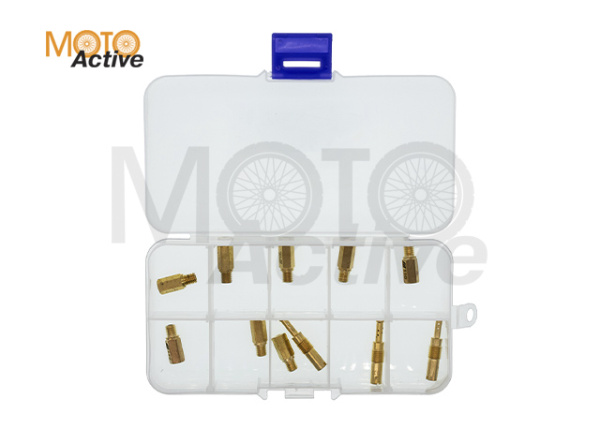 Набор жиклеров NIBBI PWK, Keihin (7 главных и 3 х/х)100-115 (30-35)