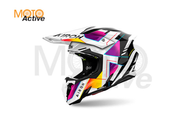 Кроссовый шлем Airoh Twist 3 Rainbow Gloss